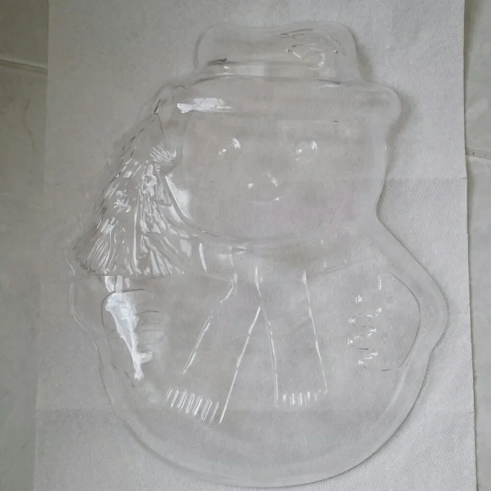 Plastic Snowman Platter